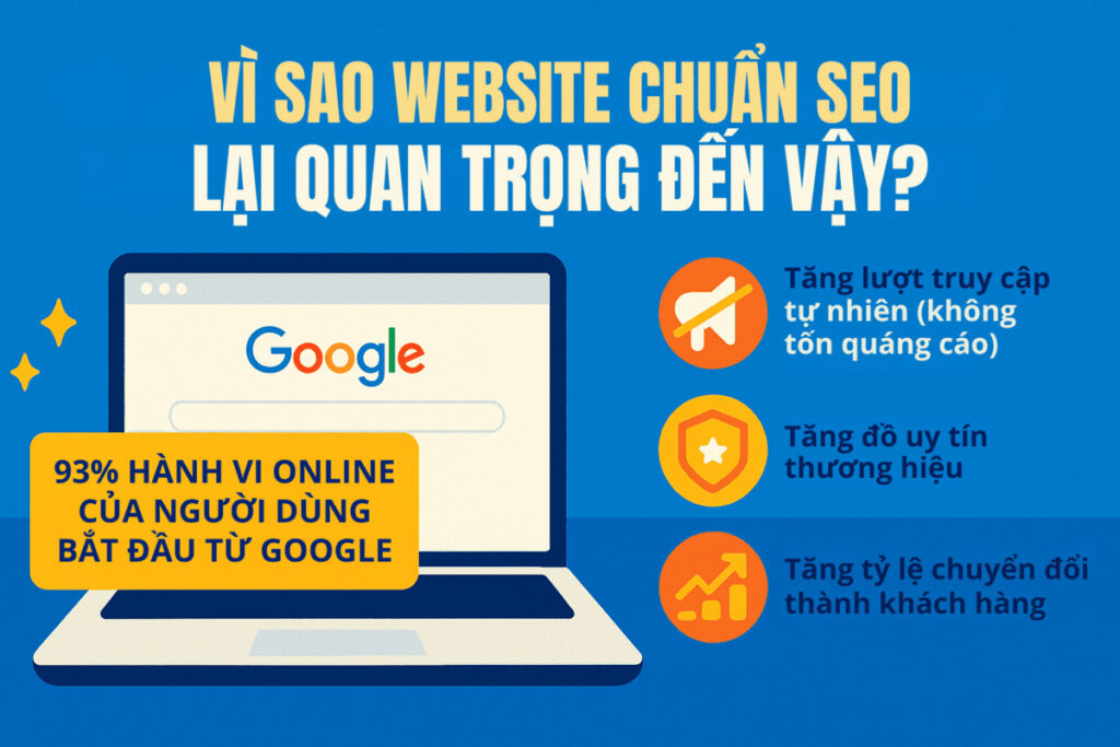 Vì sao website chuẩn SEO lại quan trọng đến vậy?