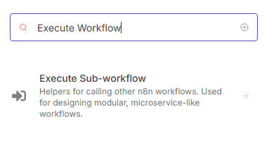 Execute Workflow
